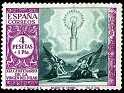 Spain 1940 Virgen del Pilar 4 + 1 PTS Multicolor Edifil 901. España 901. Subida por susofe